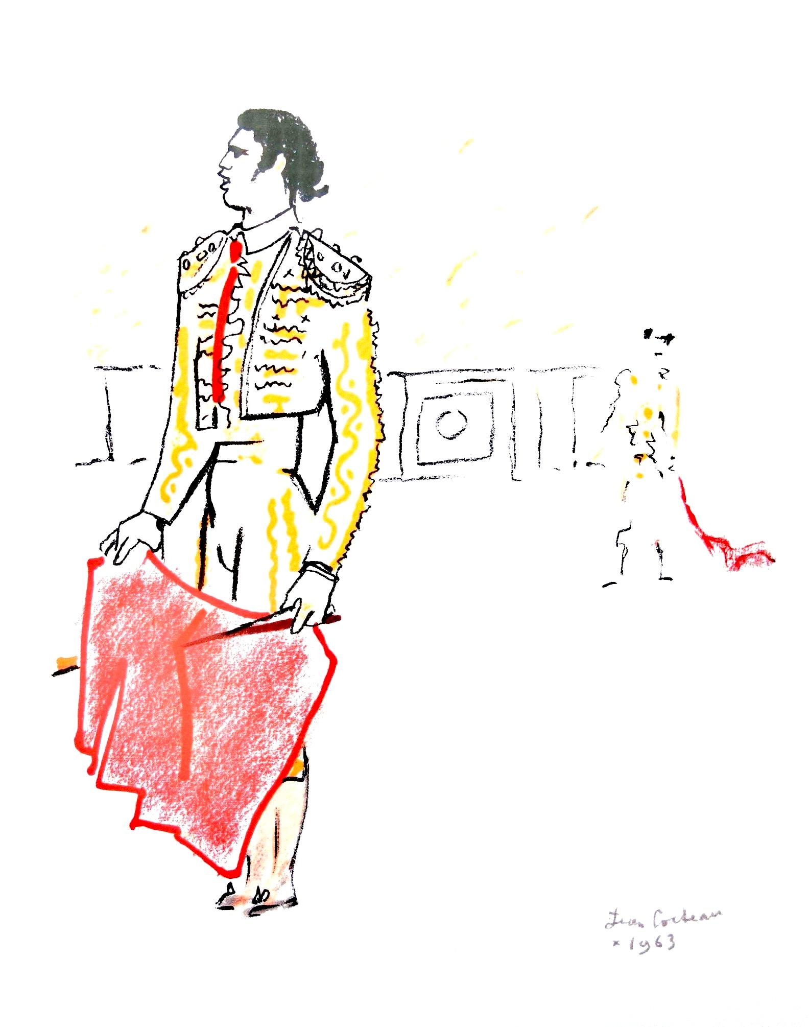 Cocteau, Appel de Muleta, Lithographies de Jean Cocteau (after) For Sale 4