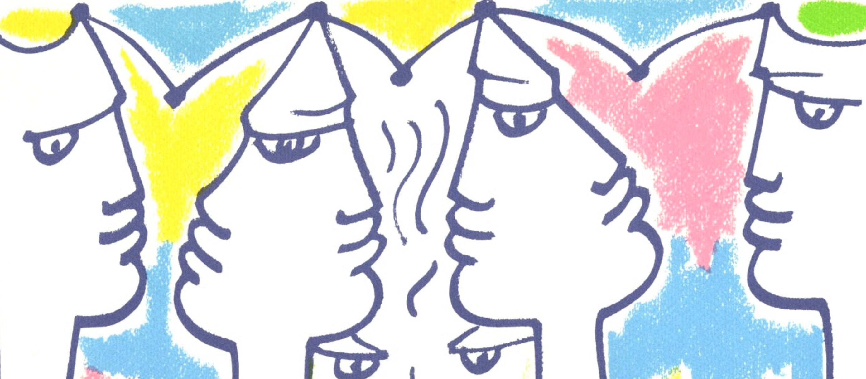 Cocteau, Composition, Nous croyons en l'Europe (after) - Print by Jean Cocteau
