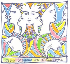 Vintage Cocteau, Composition, Nous croyons en l'Europe (after)