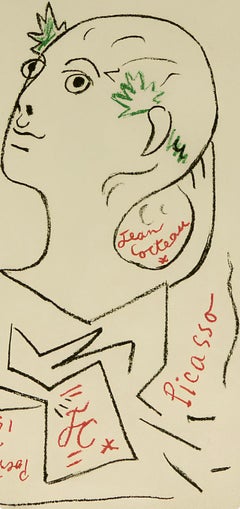 Jean Cocteau, Frontispiece, from The Horsemen of Shadow, 1956 (after)