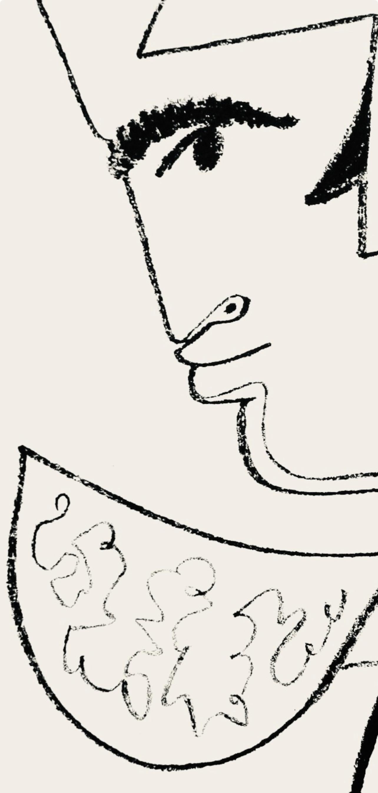 Cocteau, Composition, Taureaux (after) - Print by Jean Cocteau
