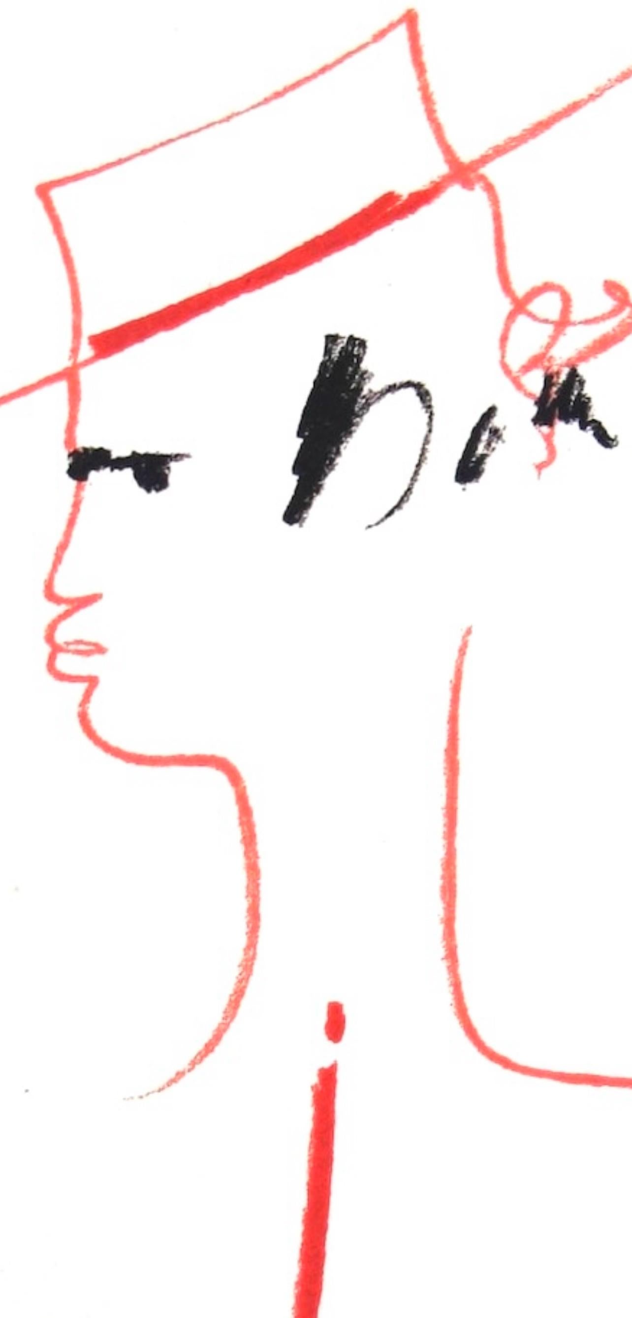 Cocteau, Composition, Taureaux (after) - Modern Print by Jean Cocteau