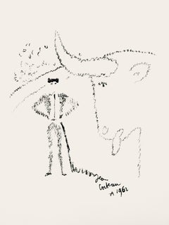 Cocteau, composition, Taureaux (après)
