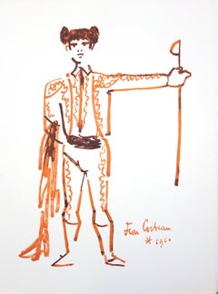 Cocteau, composition, Taureaux (après)
