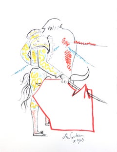Cocteau, Composition, Taureaux (after)
