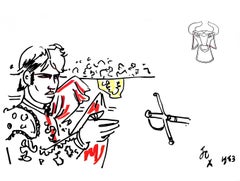 Cocteau, Composition, Taureaux (after)