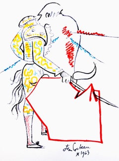 Cocteau, Dans le berceau des cornes, Lithographies de Jean Cocteau (after)