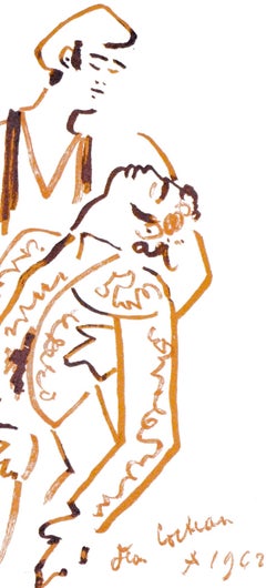 Jean Cocteau, Two Monosabios, from Bulls, 1965 (after)