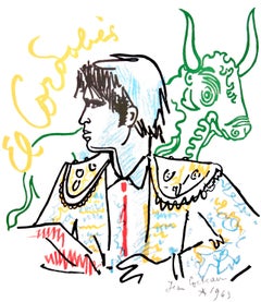 Cocteau, El Cordobès, Lithographies de Jean Cocteau (after)