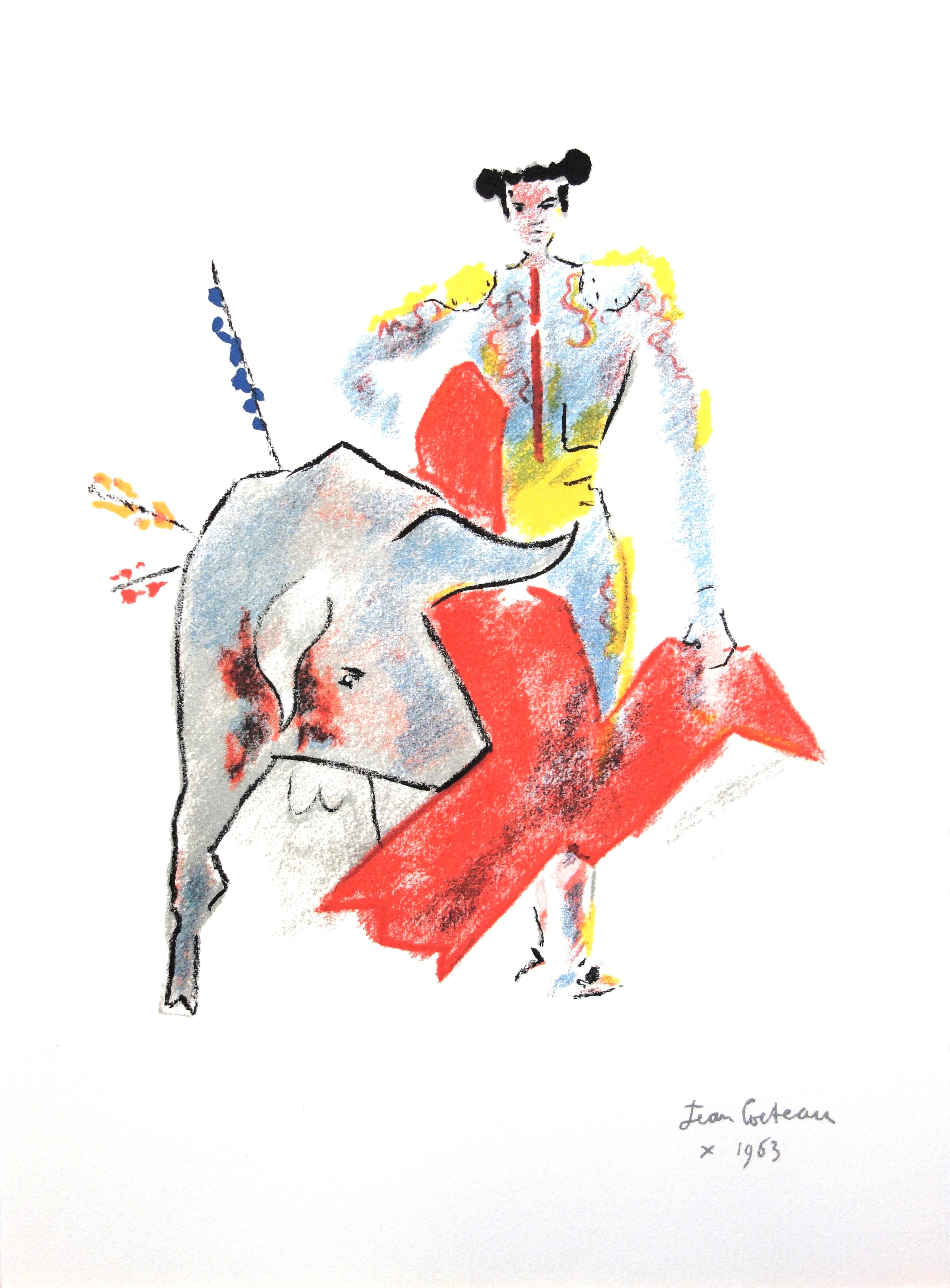 Cocteau, Hommage au matador, Lithographies de Jean Cocteau (after) For Sale 4