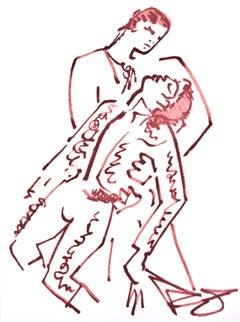 Cocteau, Le torero blessé, Lithographies de Jean Cocteau (after)
