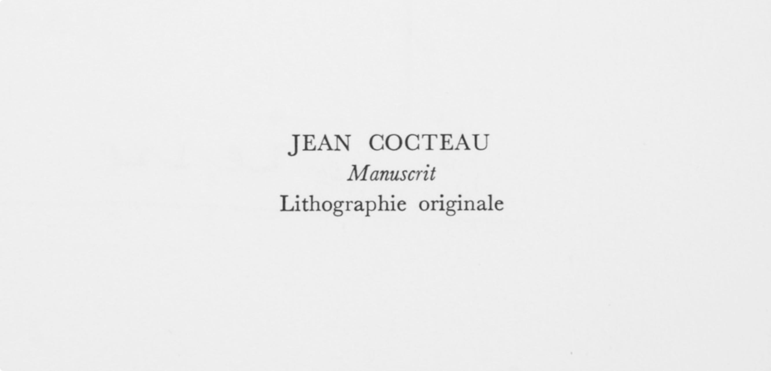 Cocteau, Manuscrit, Souvenirs et Portraits d'Artistes (after) For Sale 2
