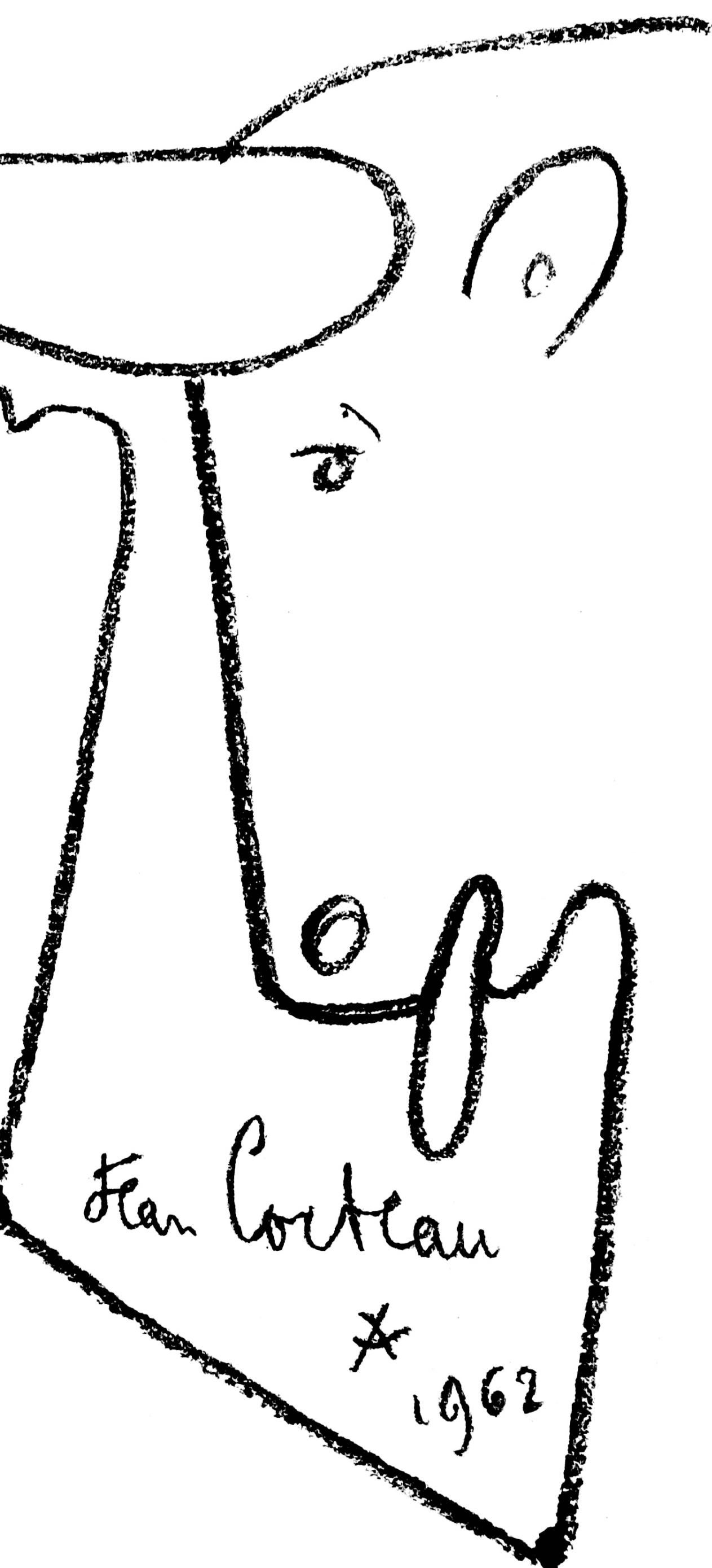 Cocteau, Mesure hermétique, Taureaux, Lithographies de Jean Cocteau (after) For Sale 1