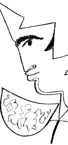 Jean Cocteau, Tile Comb, from Bulls, 1965 (after)