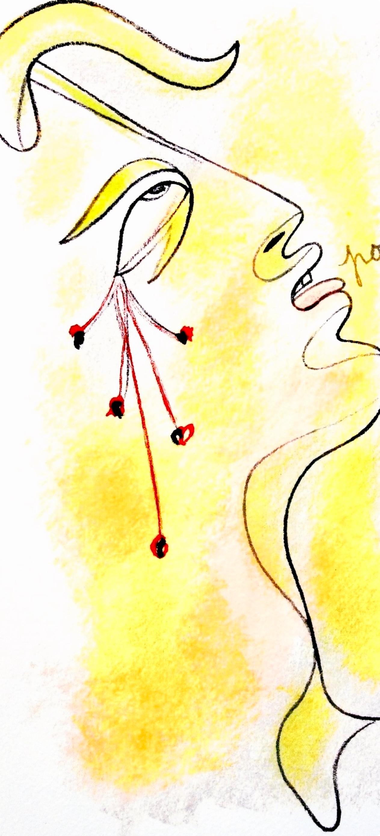 Cocteau, Por la boca de su herida, Lithographies de Jean Cocteau (d'après) en vente 1