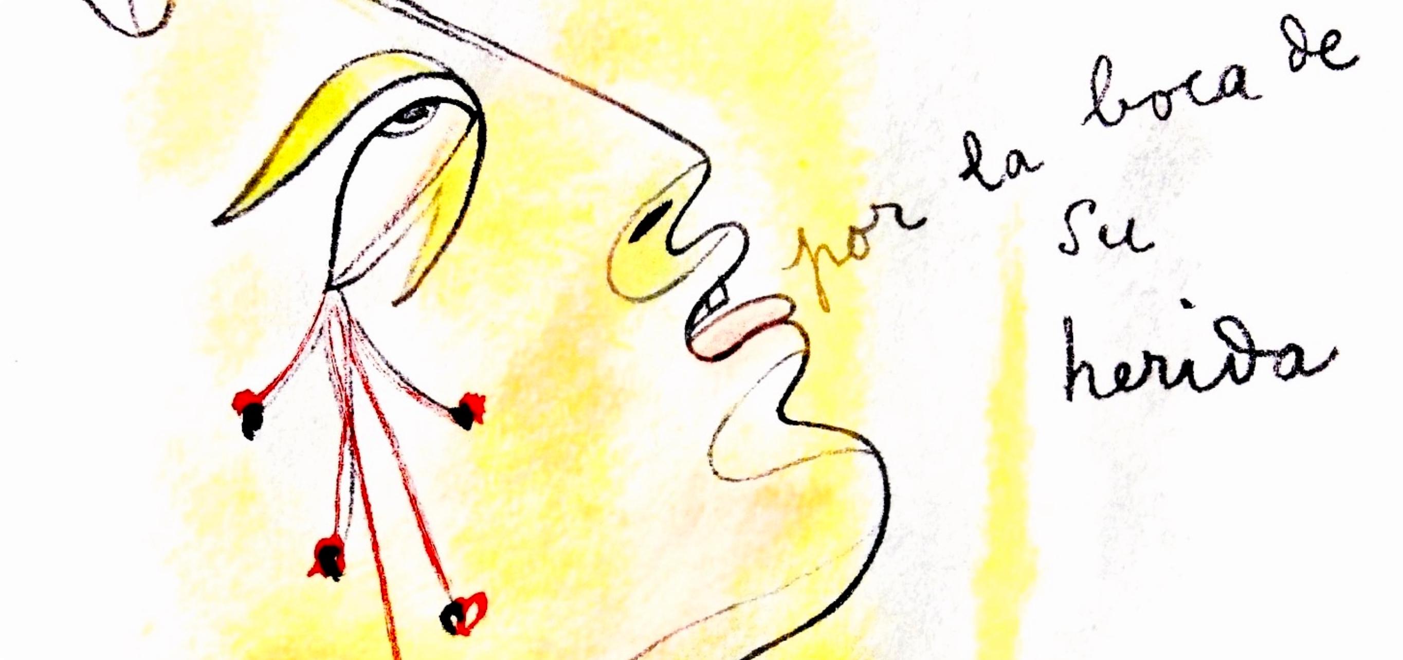 Cocteau, Por la boca de su herida, Lithographies de Jean Cocteau (d'après) en vente 3