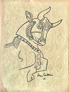 Cocteau, Taureau de Persepolis, Lithographies de Jean Cocteau (after)