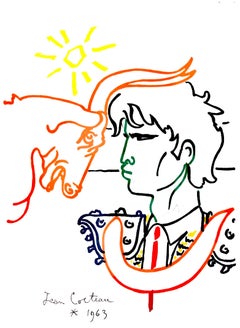 Cocteau, Tête à tête, Lithographies de Jean Cocteau (after)