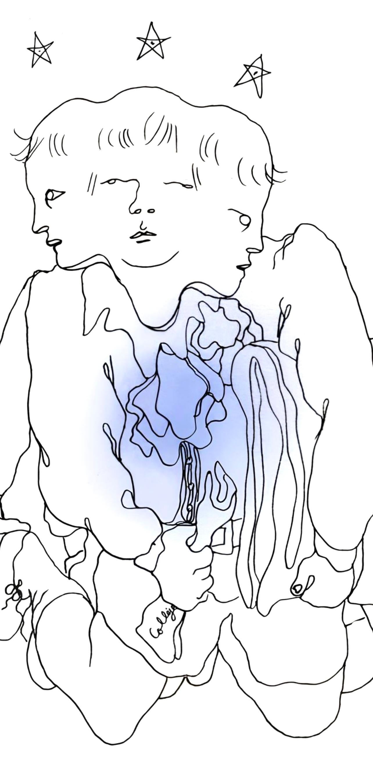 Composición, Le Livre Blanc, Jean Cocteau en venta 1