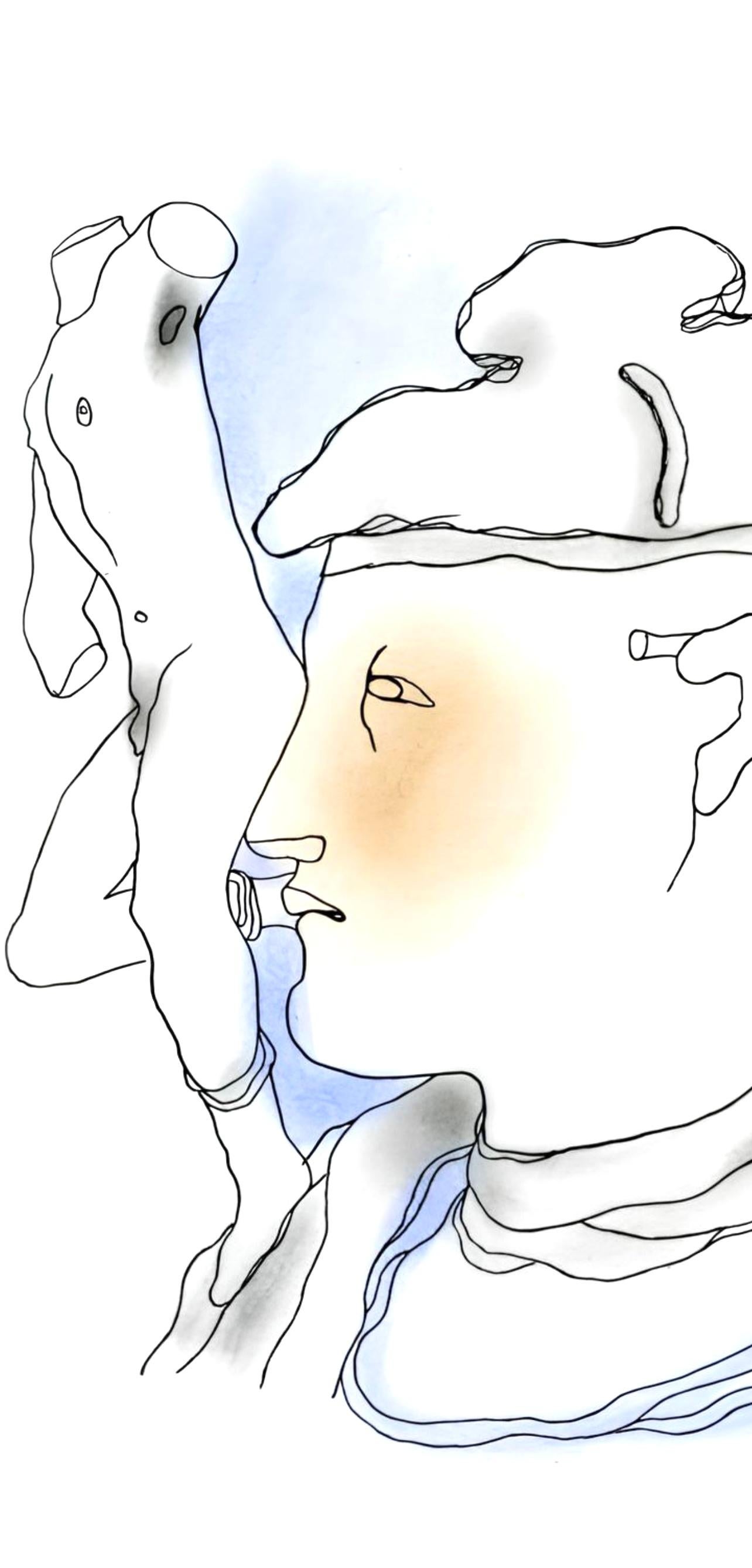 Composición, Le Livre Blanc, Jean Cocteau en venta 2