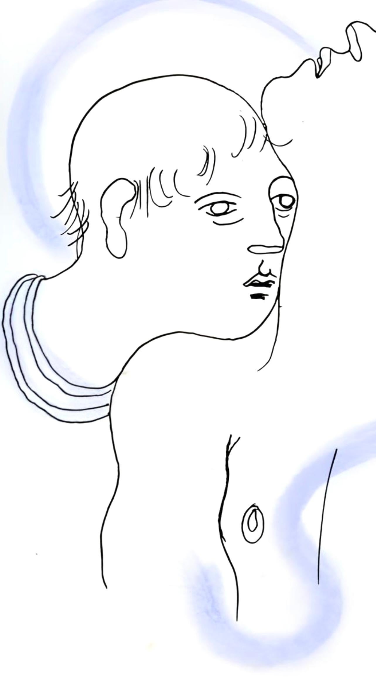 Composition, Le Livre Blanc, Jean Cocteau For Sale 2