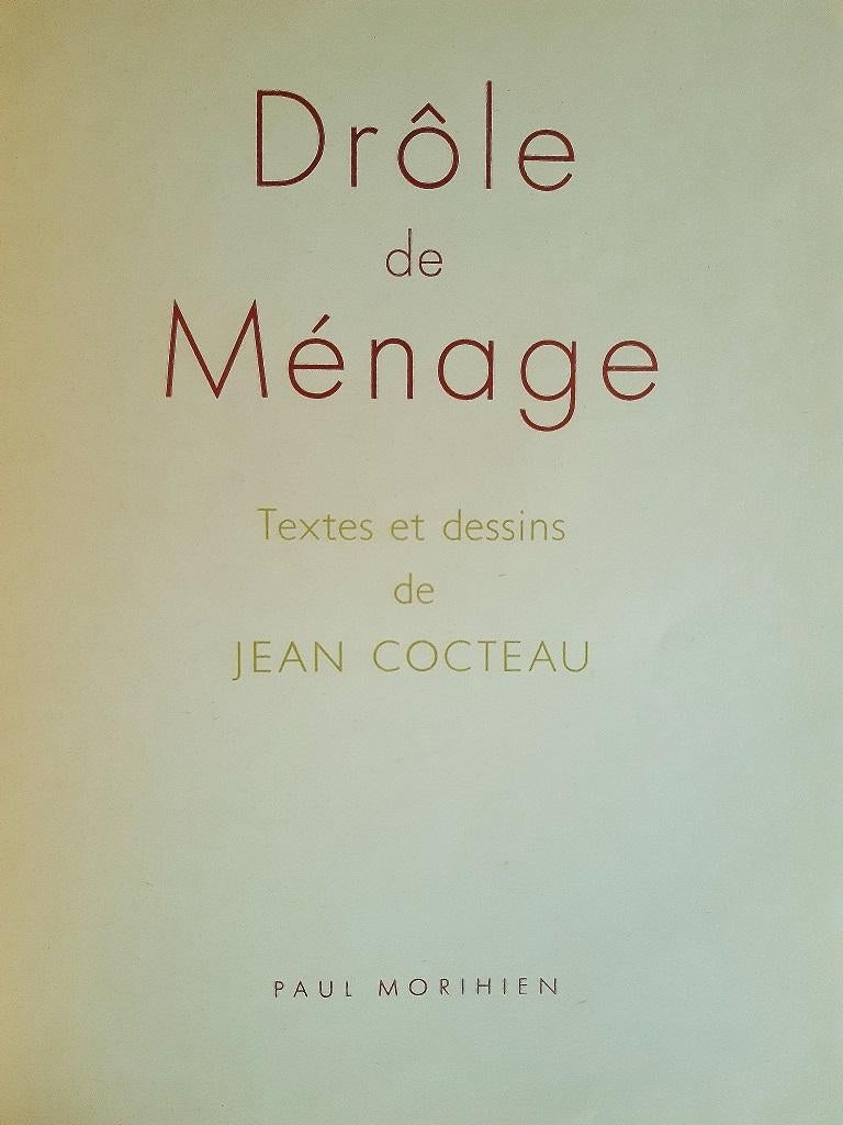 Drôle de Ménage -  Rare Book Illustrated by Jean Cocteau - 1948 3
