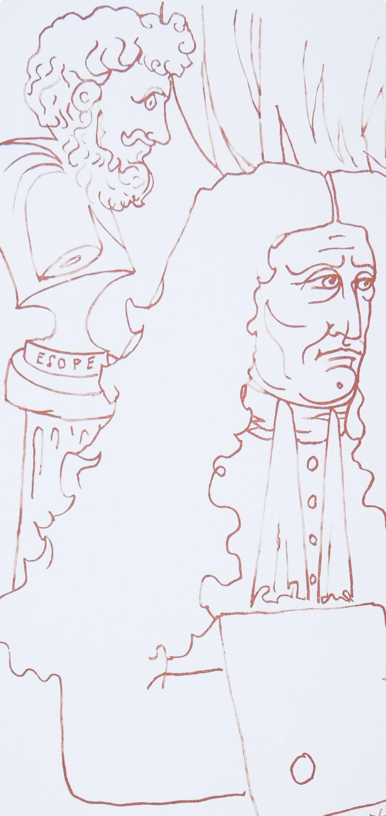 Hommage à Jean de la Fontaine, Vingt fables de La fontaine, Jean Cocteau For Sale 2