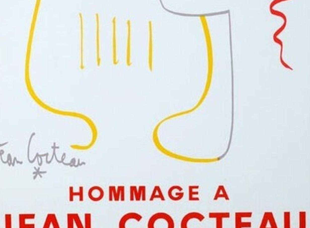 Hommage for Ville de Nantes Lithograph Poster, Jean Cocteau For Sale 2