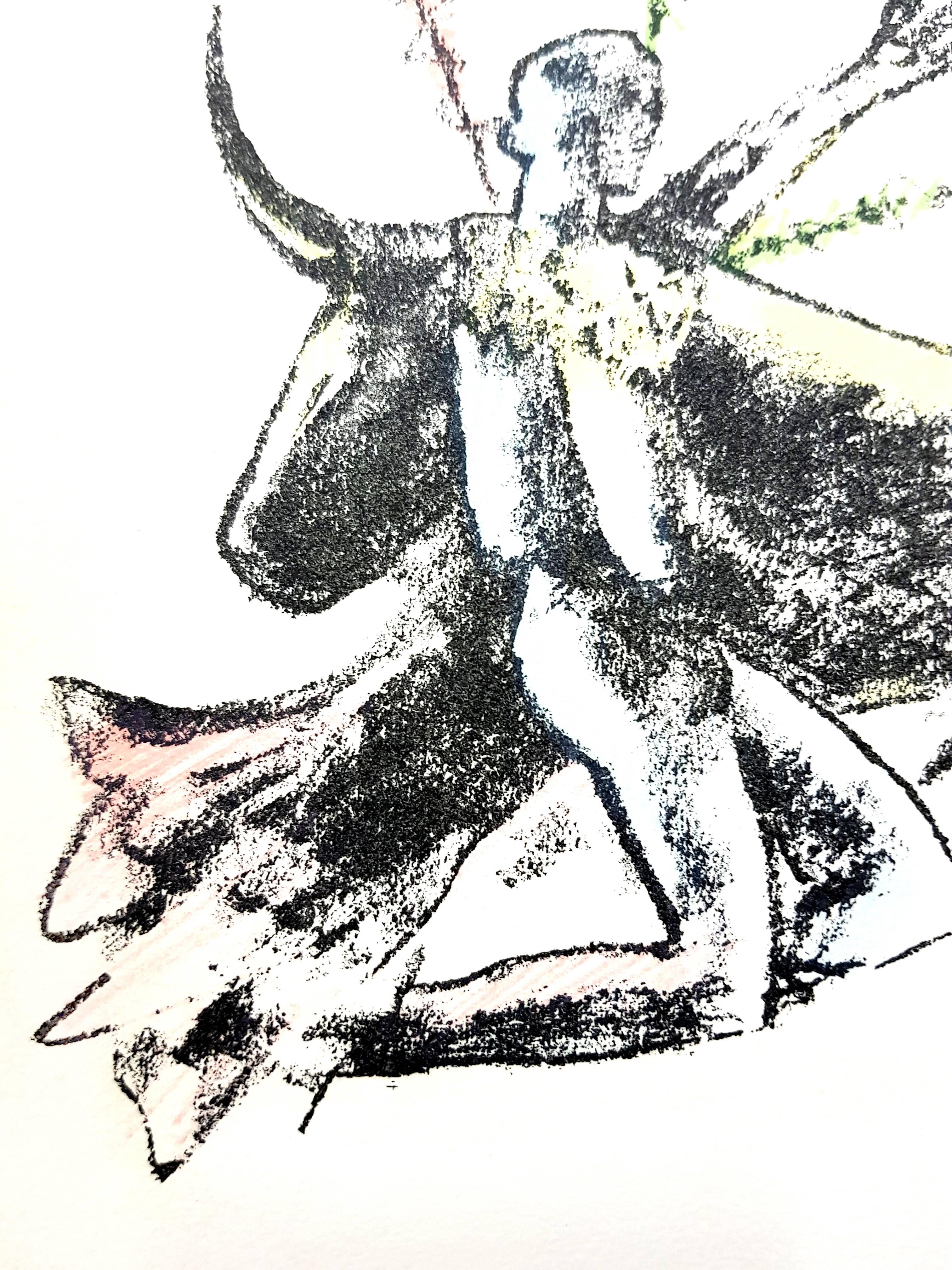 Jean Cocteau - Morlot - Original Lithographie  im Angebot 4