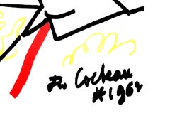 Jean Cocteau - Portrait - Original Lithograph