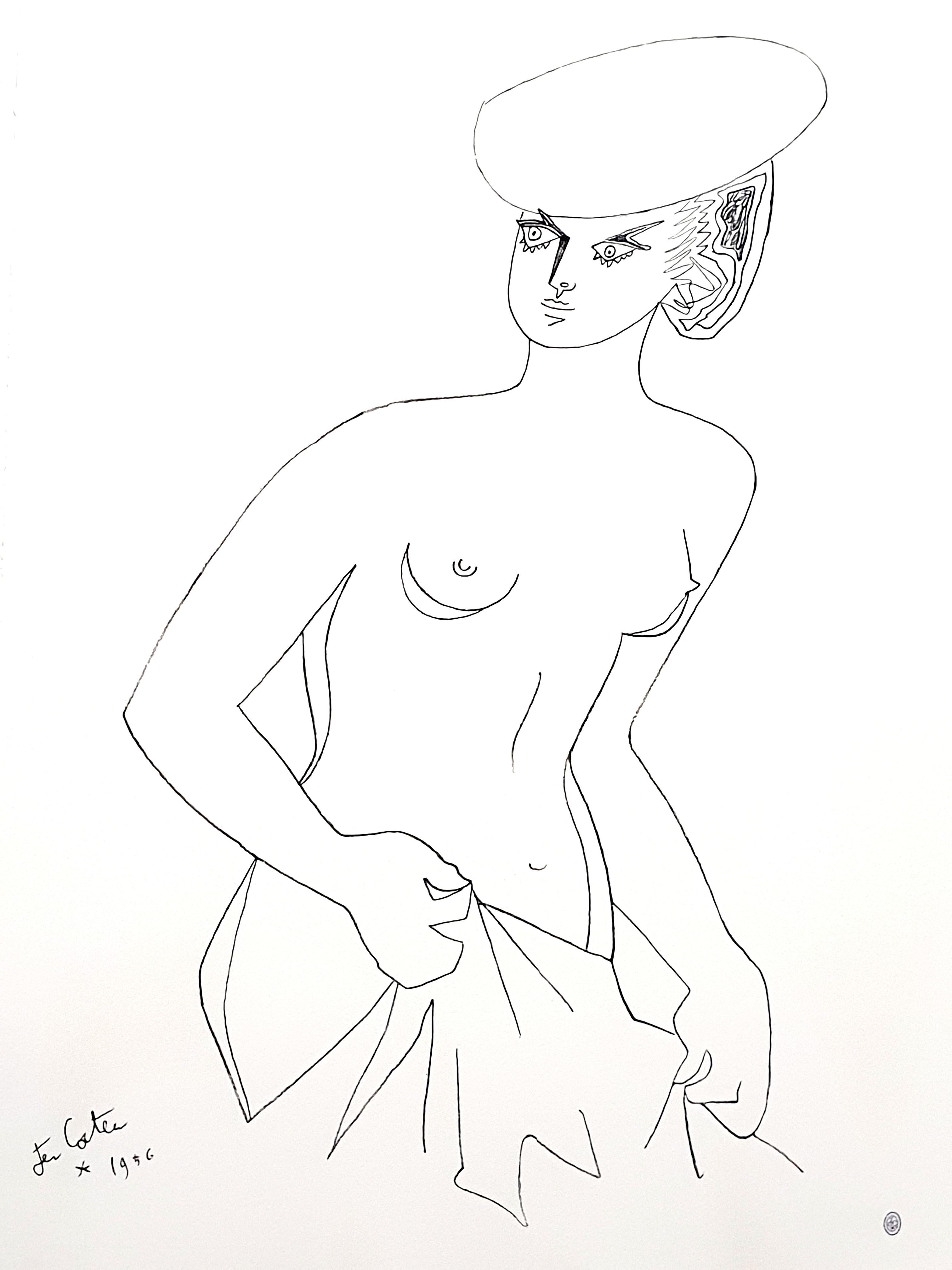 Original Lithograph by Jean Cocteau
Title: Actress
Signed in the plate
Dimensions: 65 x 44 cm

Jean Cocteau

Writer, artist and film director Jean Cocteau was one of the most influential creative figures in the Parisian avant-garde between the two