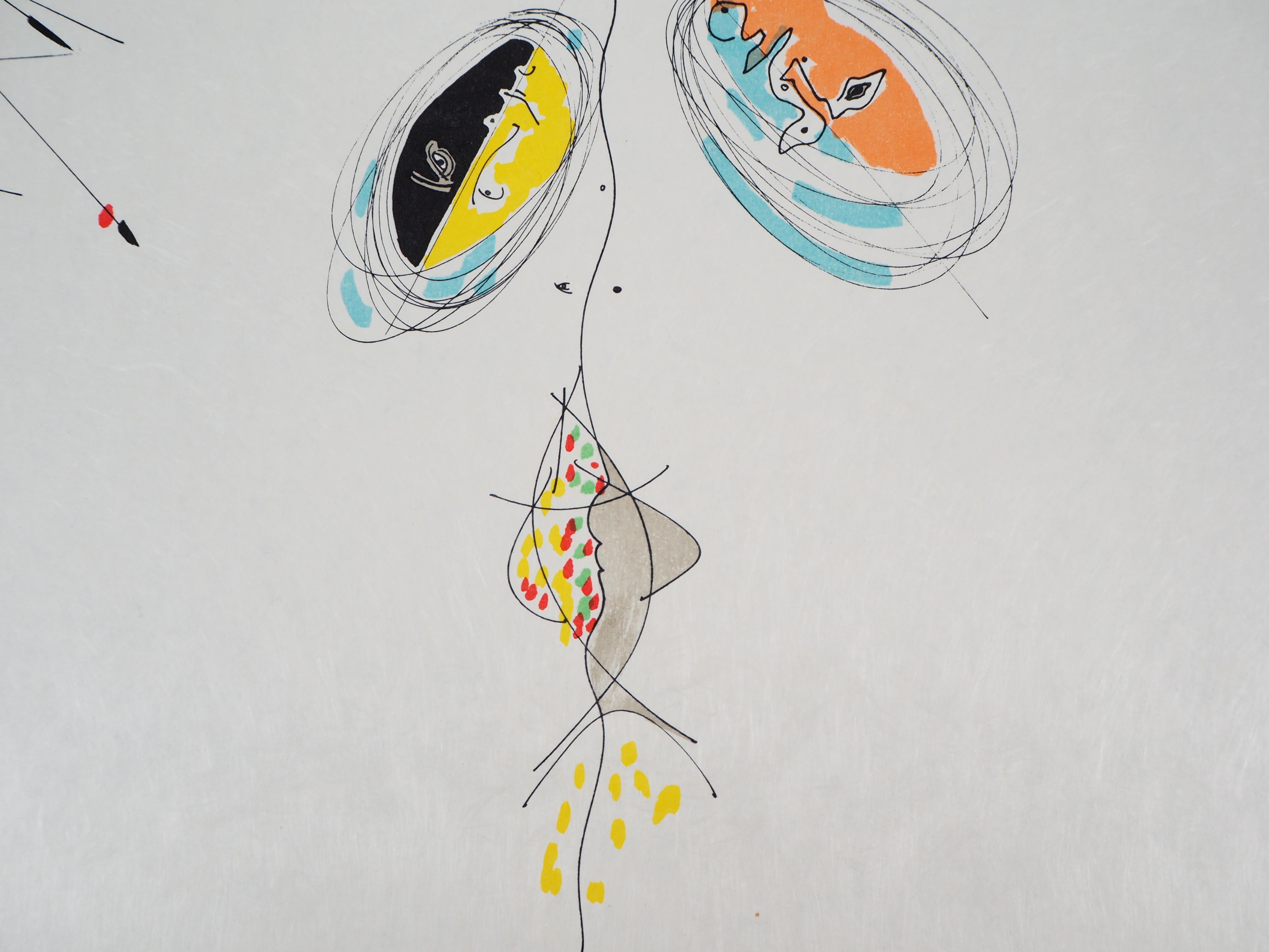 Jean Cocteau y Raymond Moretti
Caras y Peces

Litografía original
Firma impresa en la plancha, firmada a mano por Raymond Moretti
Numerado EA 1/10  - Muy buscar prueba rodamiento n°1
Sobre vitela Arches 65 x 50 cm (c. 25,5 x 19,6 pulgadas)

La