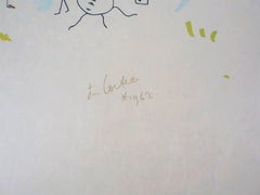 Jean COCTEAU and Raymond MORETTI : Happy Days - Original Hansigned Lithograph