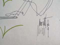 Jean COCTEAU and Raymond MORETTI: Love Encounter - Original Hansigned Lithograph