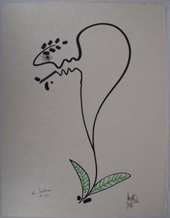 Jean COCTEAU and Raymond MORETTI - Original Hansigned Lithograph, 1973