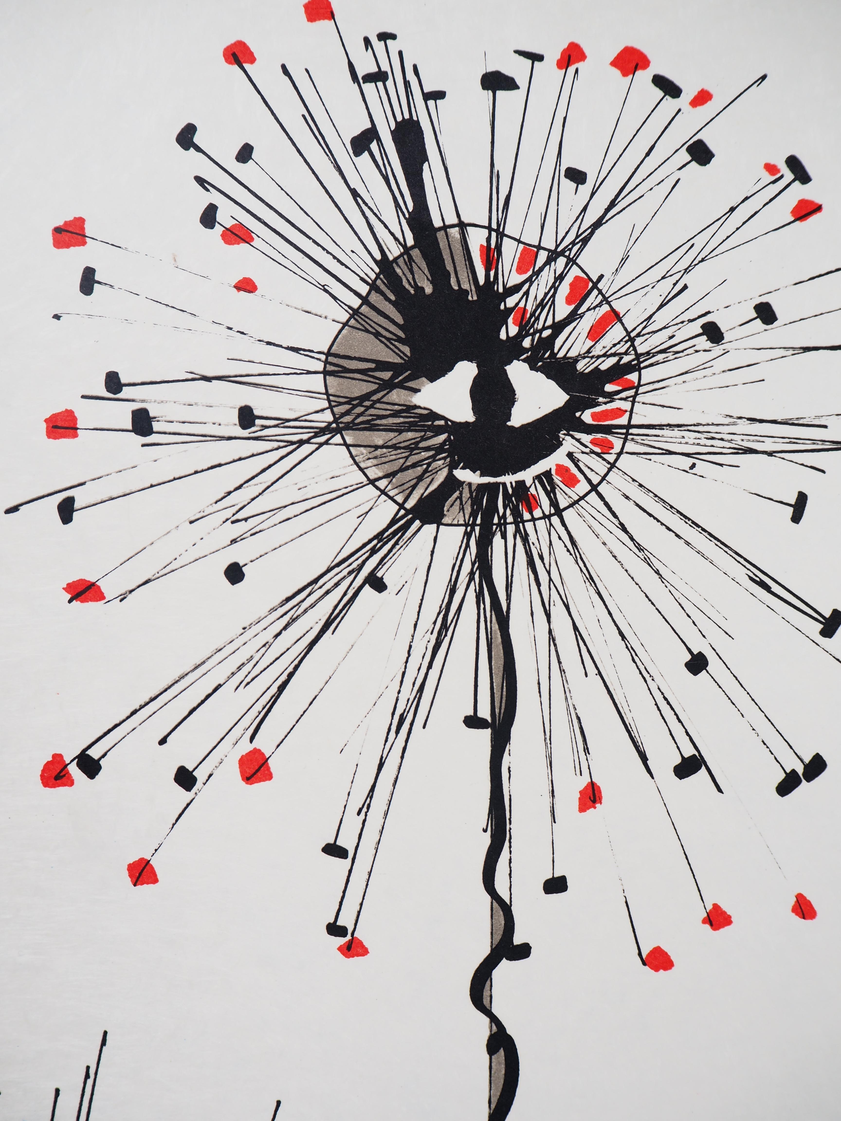 Jean COCTEAU and Raymond MORETTI :  The Balance - Original Hansigned Lithograph - Surrealist Print by Jean Cocteau