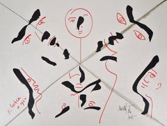 Jean COCTEAU and Raymond MORETTI : The Emotions - Original Hansigned Lithograph