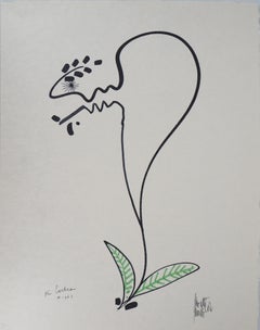 Jean COCTEAU and Raymond MORETTI : The Kiss - Original Hansigned Lithograph