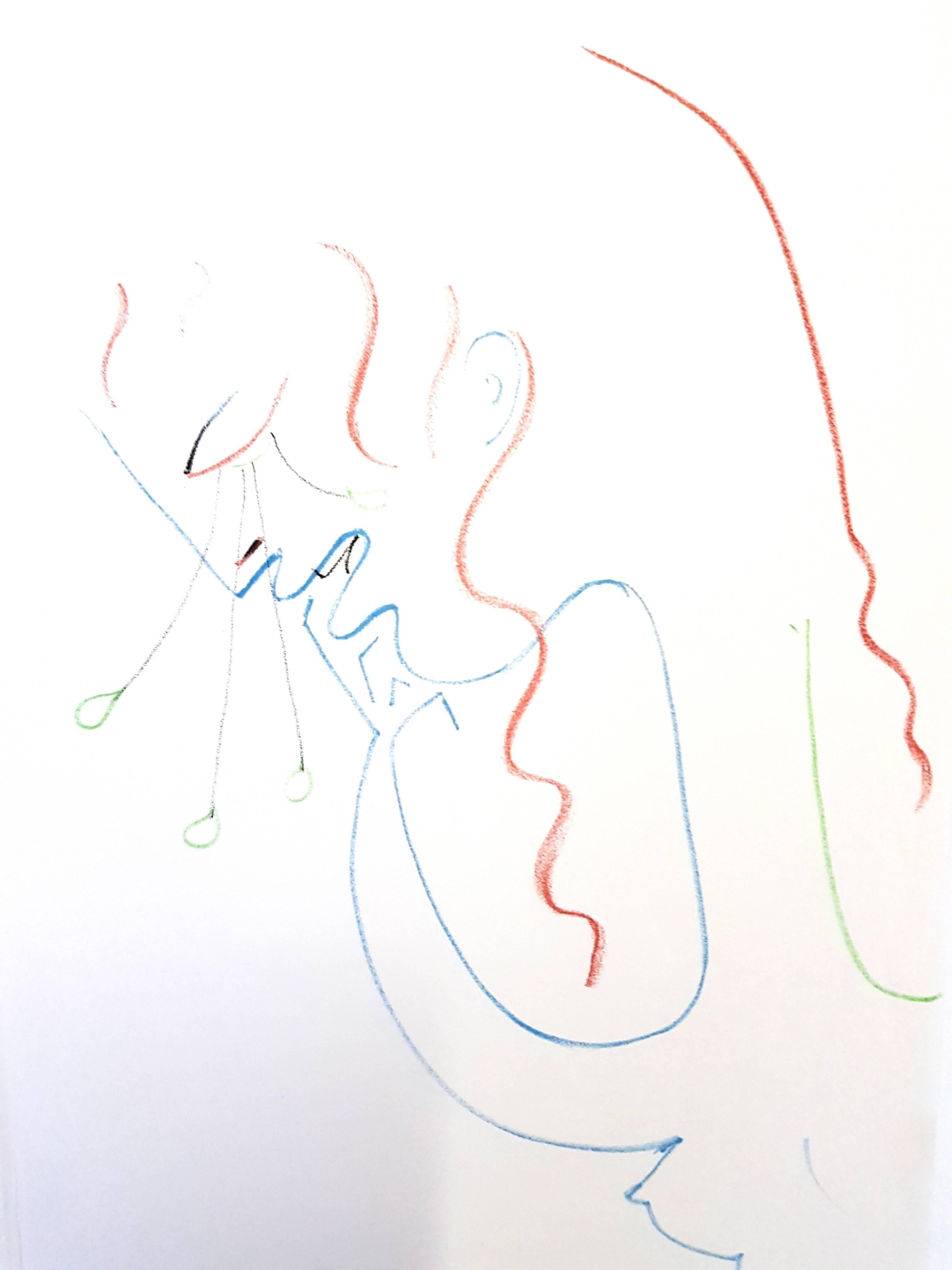 Original-Lithographie von Jean Cocteau
Titel: Antigone
Aus der Mappe "Théâtre", 1957
Auflage: 207 / 8800
Abmessungen: 22,5 x 15,5 cm 

Jean Cocteau

Der Schriftsteller, Künstler und Filmregisseur Jean Cocteau war eine der einflussreichsten kreativen