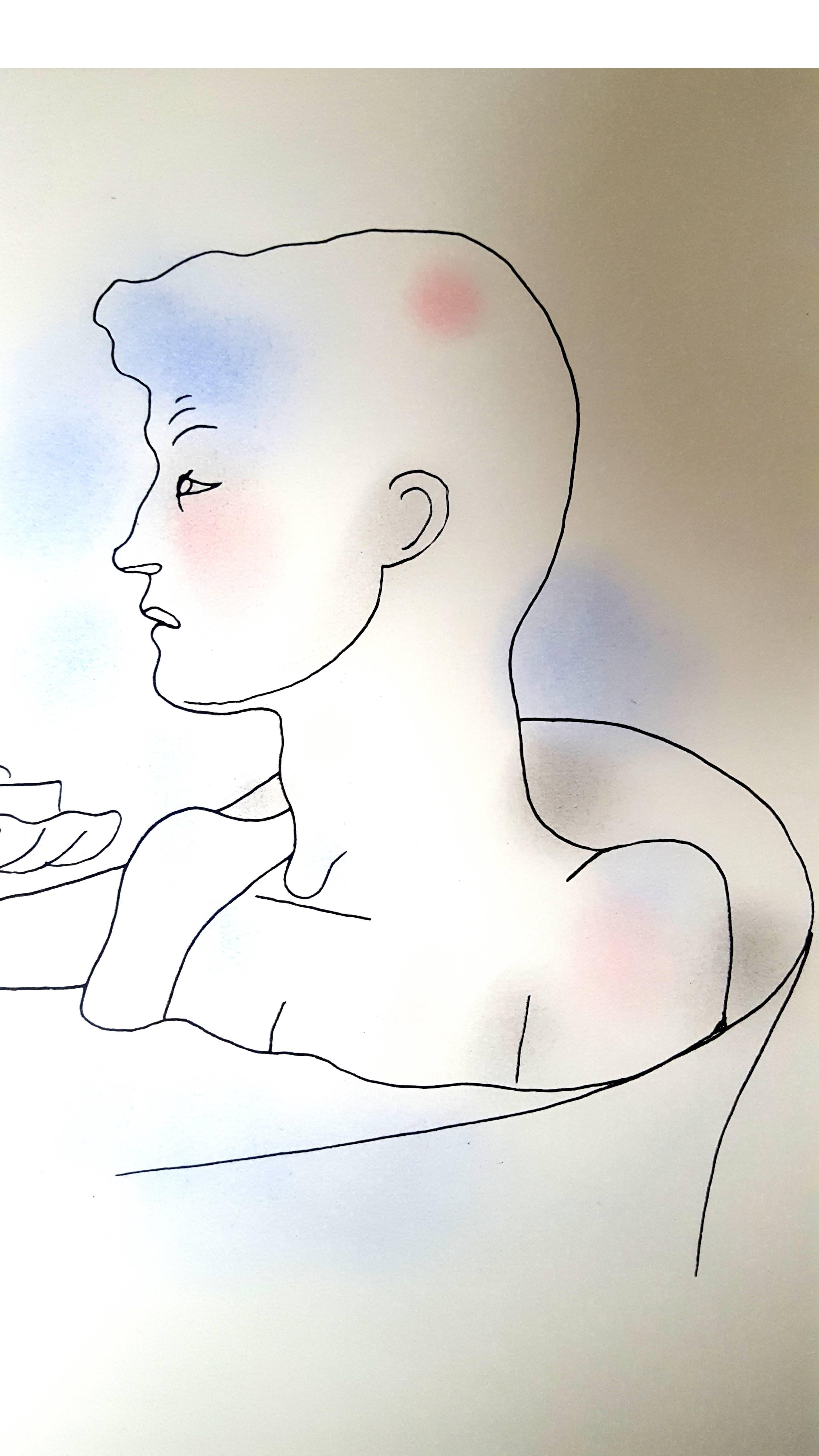Jean Cocteau
Libro bianco - Autobiografia sulla scoperta dell'omosessualità di Cocteau. Il libro fu pubblicato per la prima volta in forma anonima e creò uno scandalo.
Litografia originale colorata a mano
Dimensioni: 28,4 x 22,8 cm
Edizione di 380