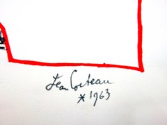 Jean Cocteau - Bulls - Original Lithograph