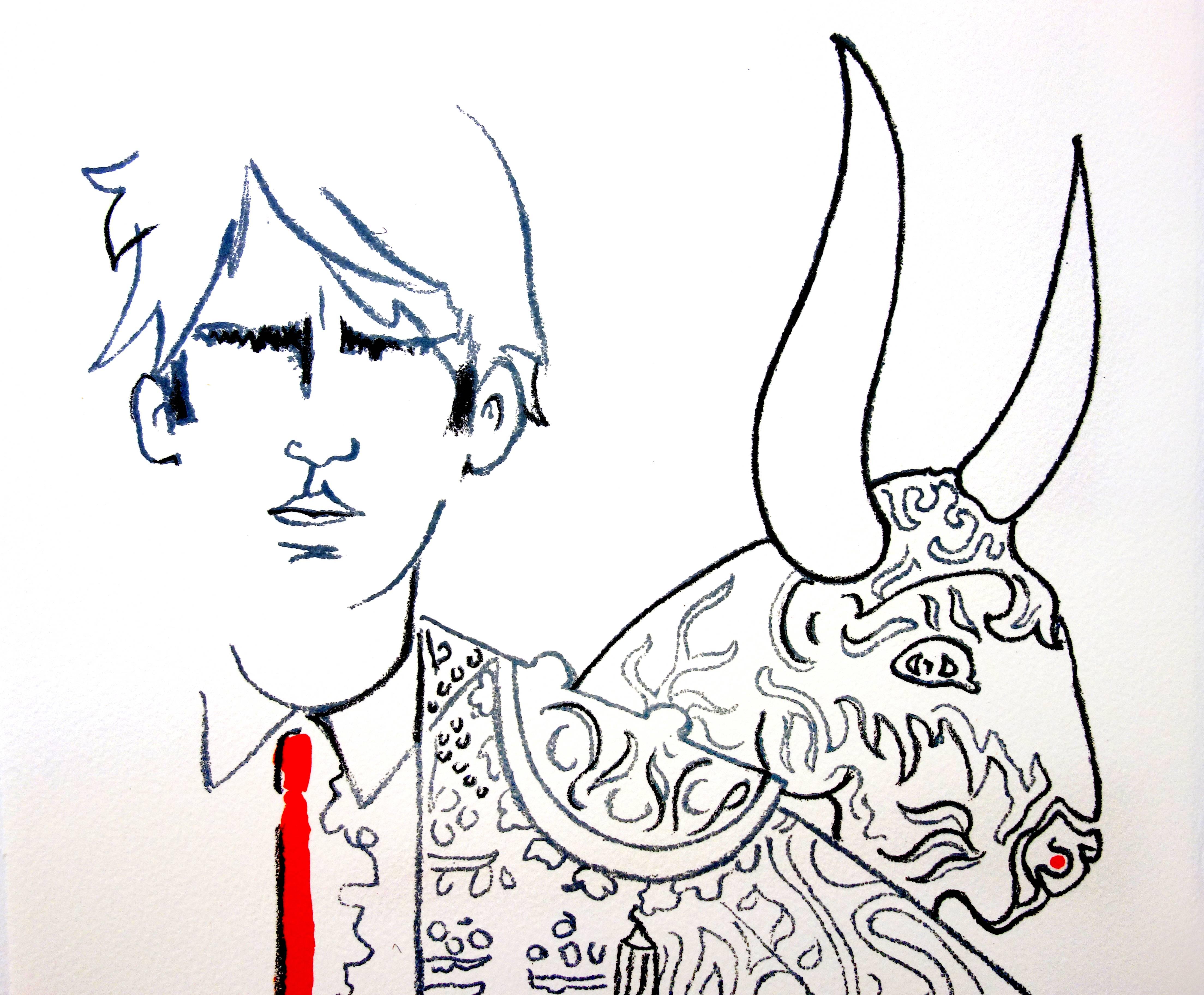 Jean Cocteau - Toros - Litografía original en venta 2