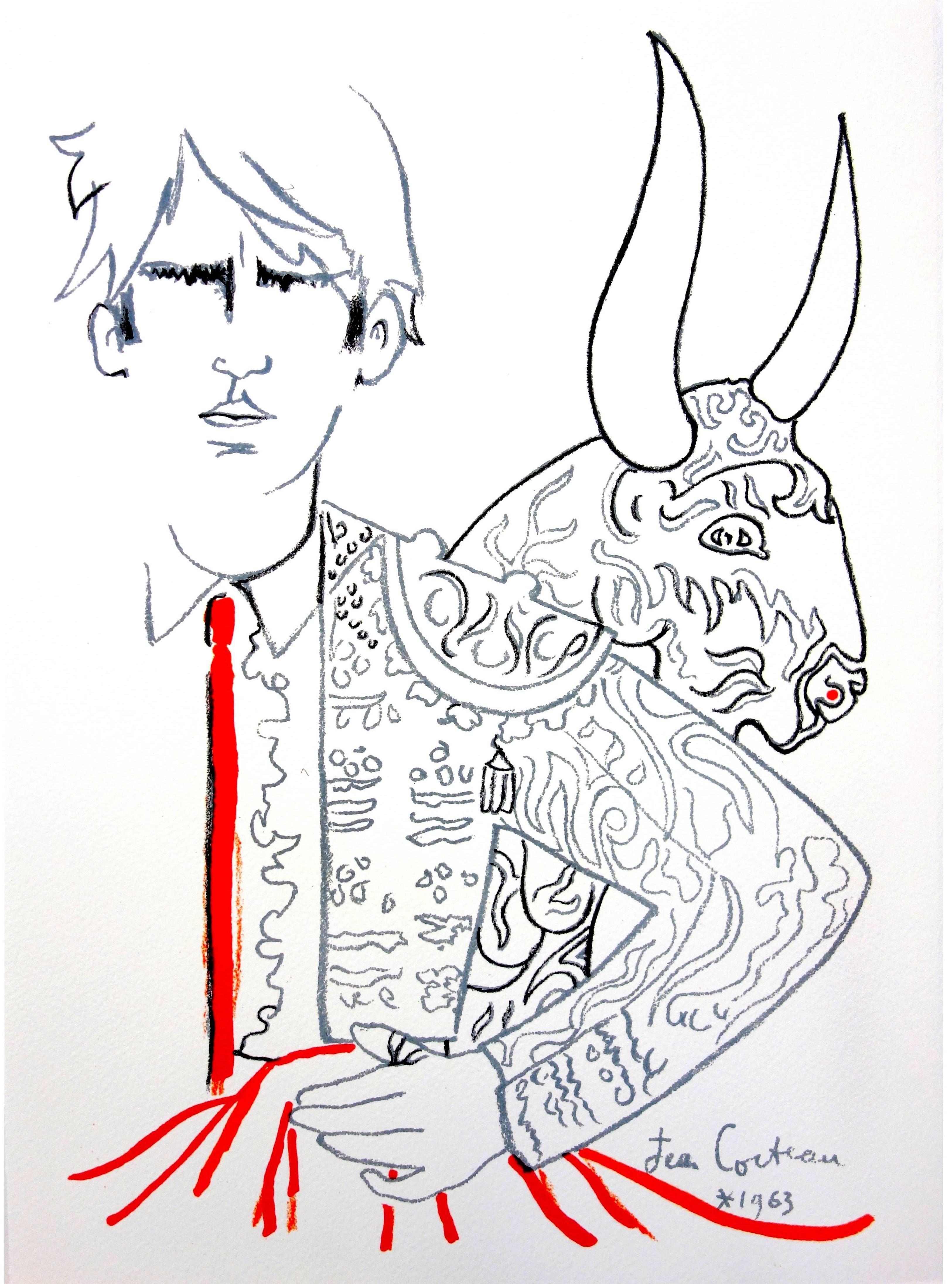Litografía original de Jean Cocteau
Título: Taureaux
Firmado en la placa
Dimensiones: 40 x 30 cm
Edición: 200
Edición impresa de lujo de la cartera de Trinckvel
1965

Jean Cocteau

Escritor, artista y director de cine, Jean Cocteau fue una de las