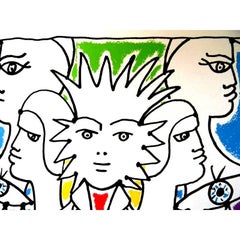 Jean Cocteau (después) - Los Colores de Europa - Litografía