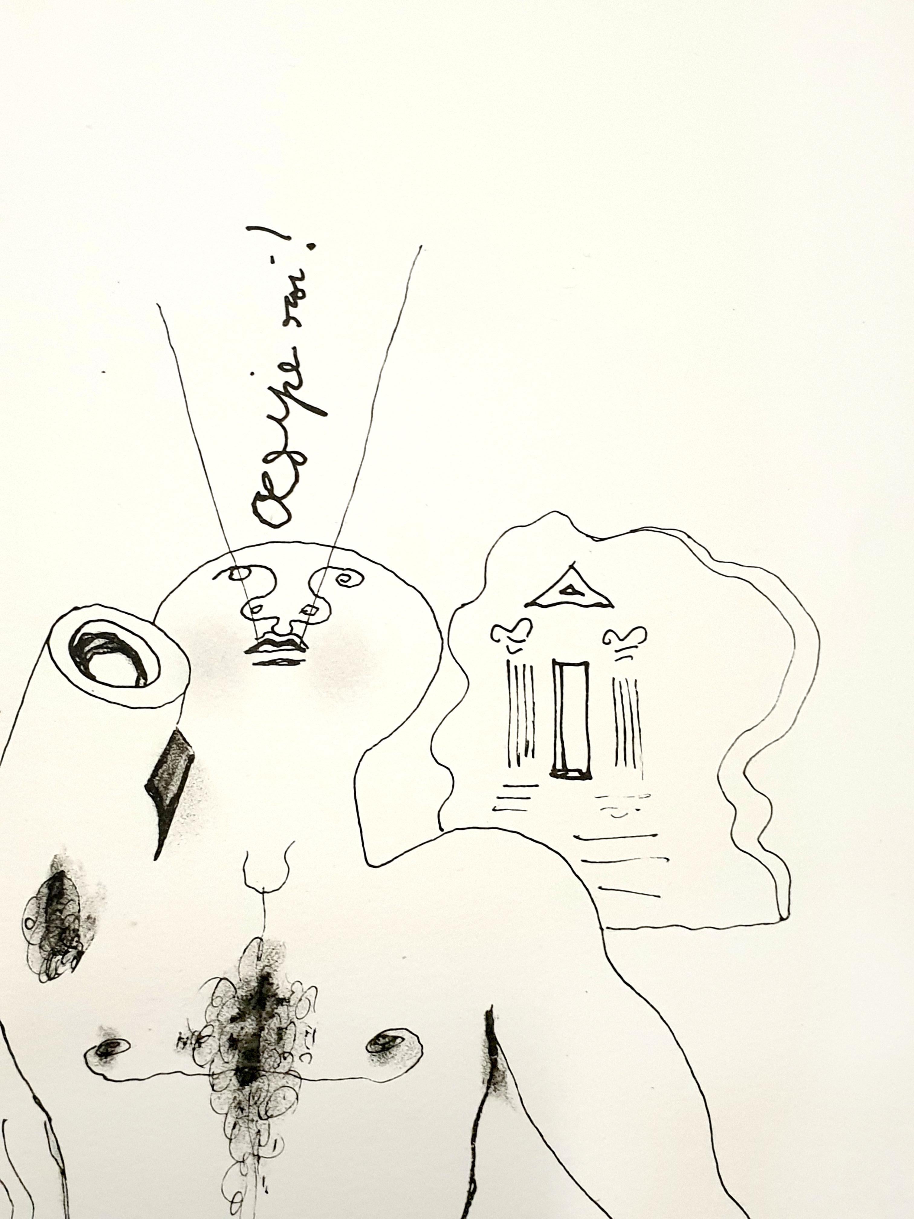 Jean Cocteau - King Oedipus - Original Lithograph For Sale 3