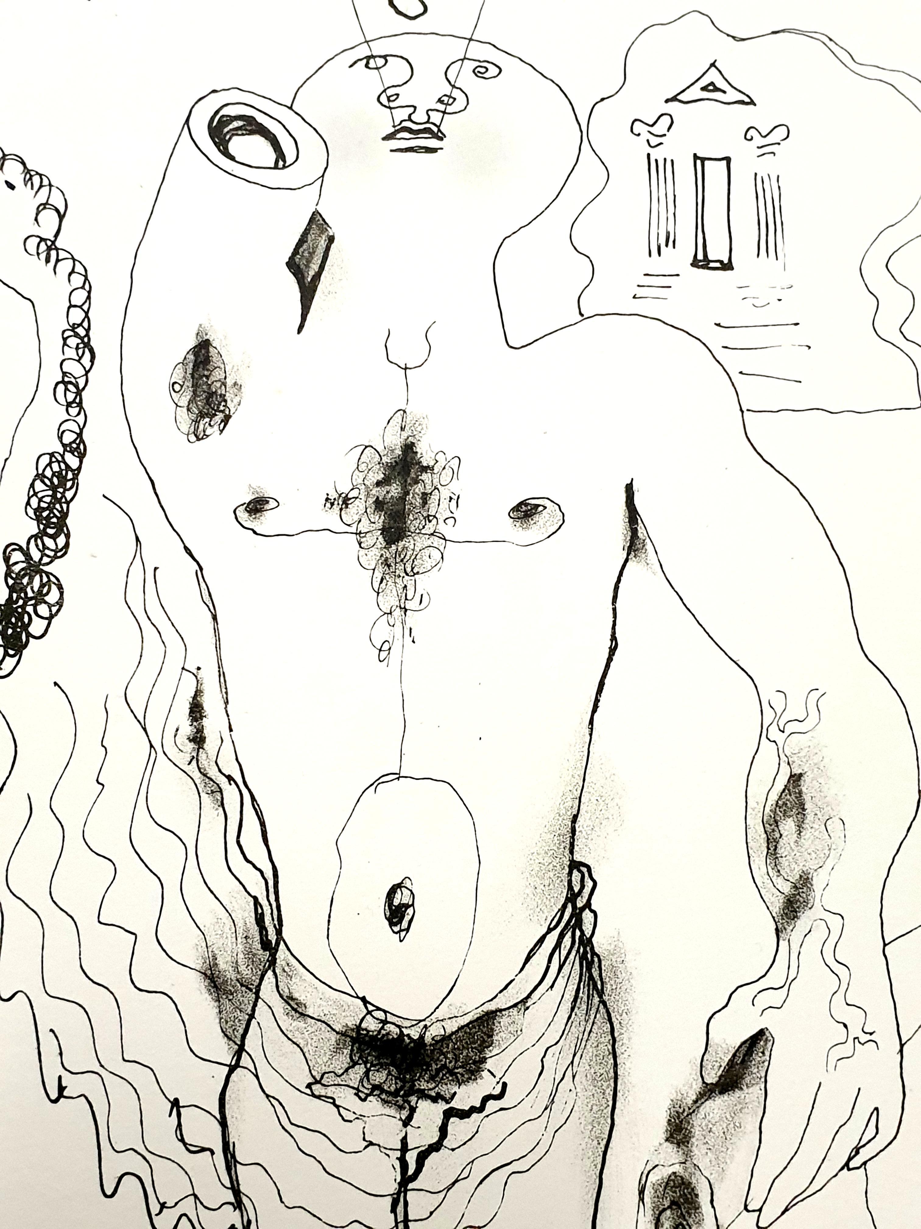 Jean Cocteau - King Oedipus - Original Lithograph For Sale 5