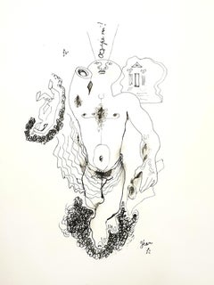 Jean Cocteau - Edipo re - Litografia originale
