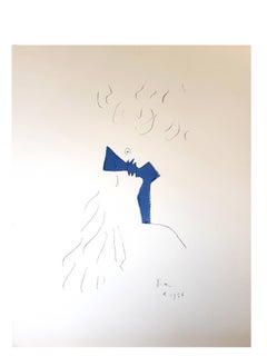 Jean Cocteau - Lovers - Original Lithograph