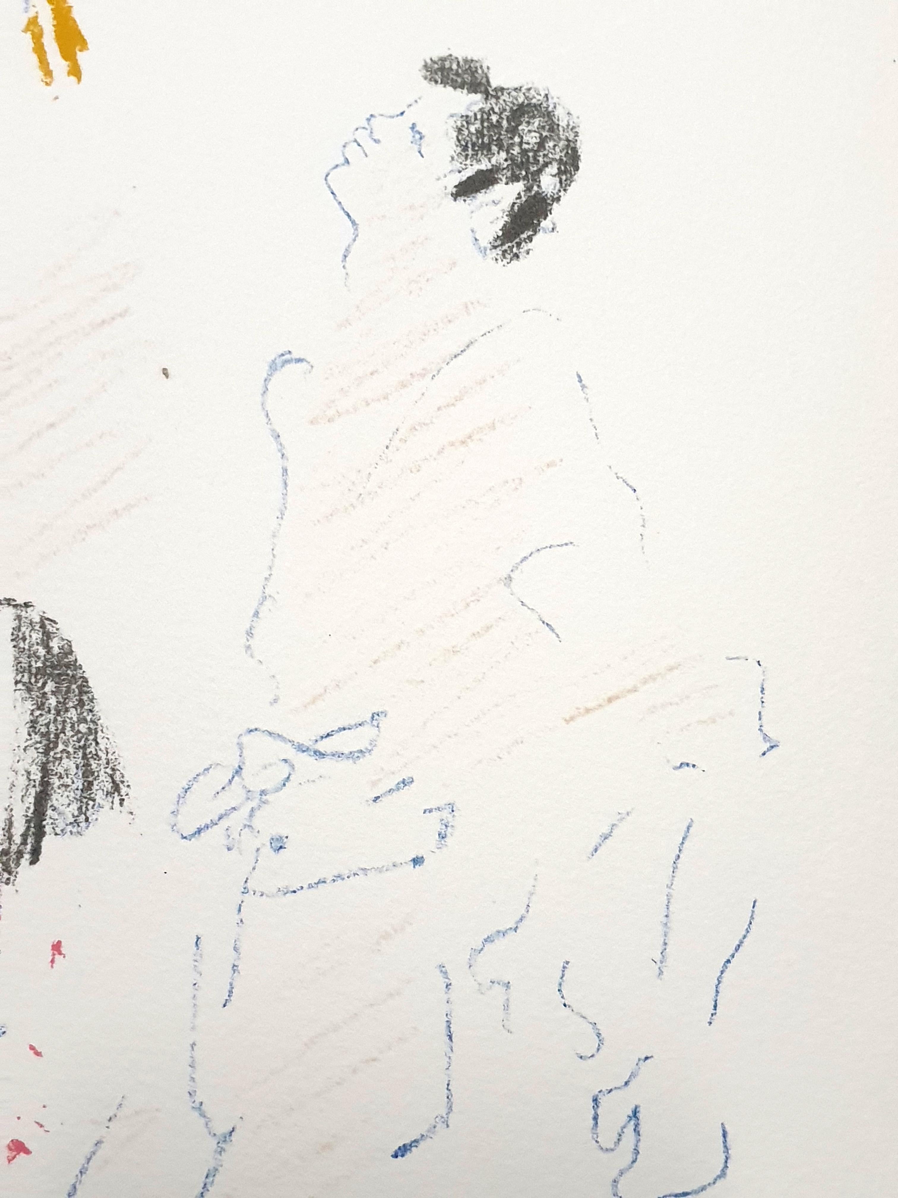 Jean Cocteau - Olé - Original Lithograph For Sale 1