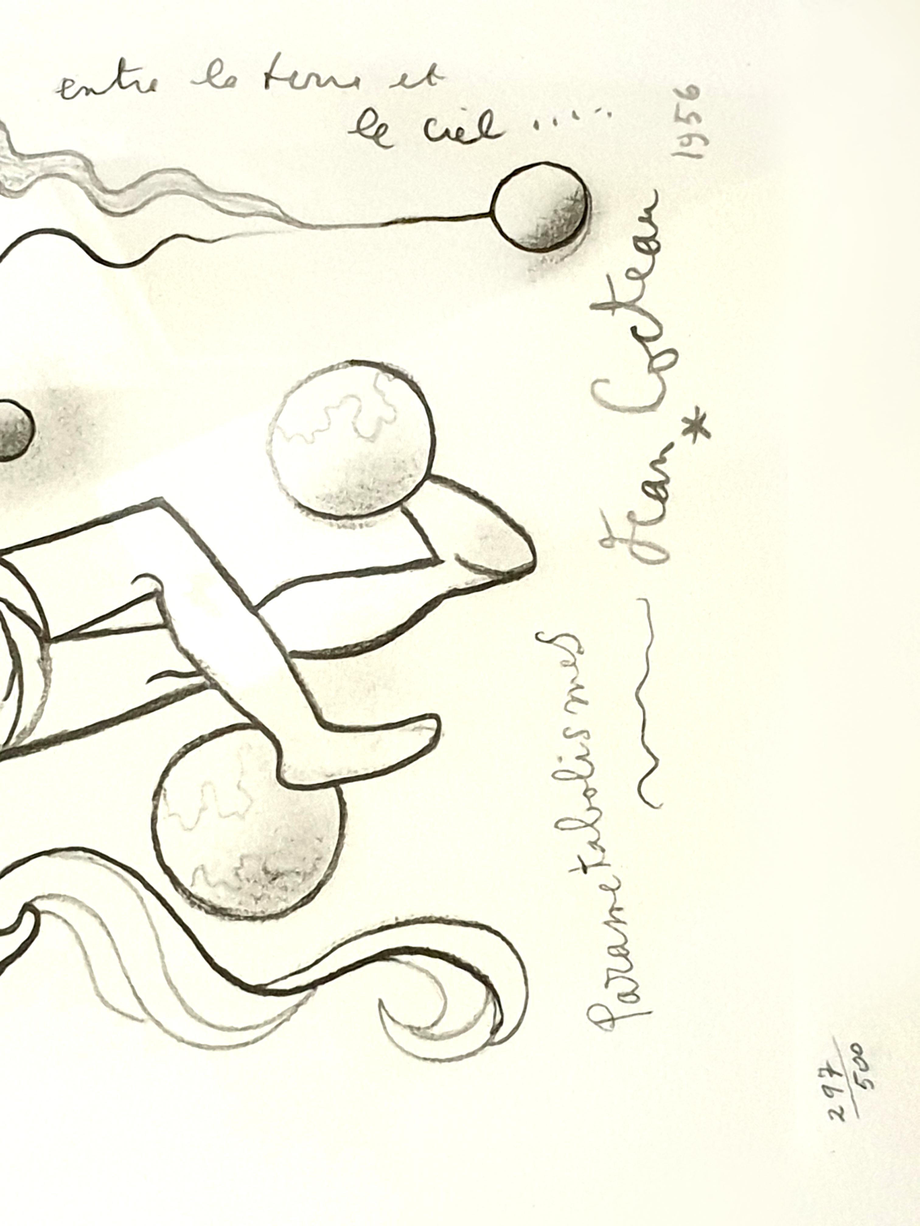 Jean Cocteau - Parametabolismes - Litografia originale in vendita 1